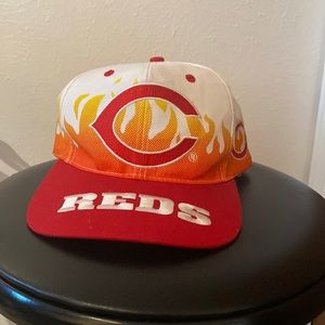 Vintage Cincinnati Red flame hat